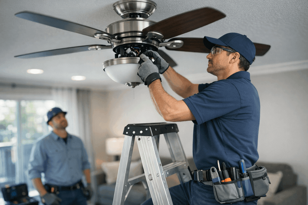 Ceiling Fans service by TXC Electric