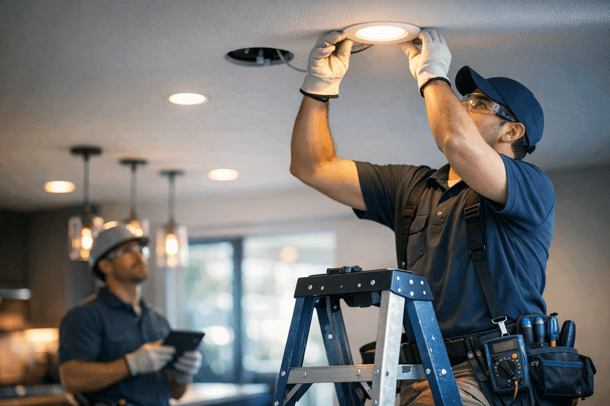 Lighting service by TXC Electric