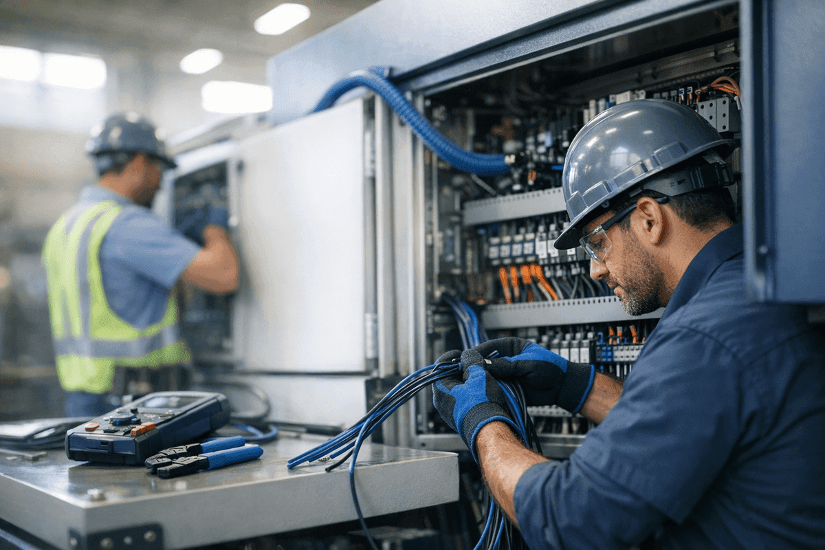 Machine Wiring service by TXC Electric
