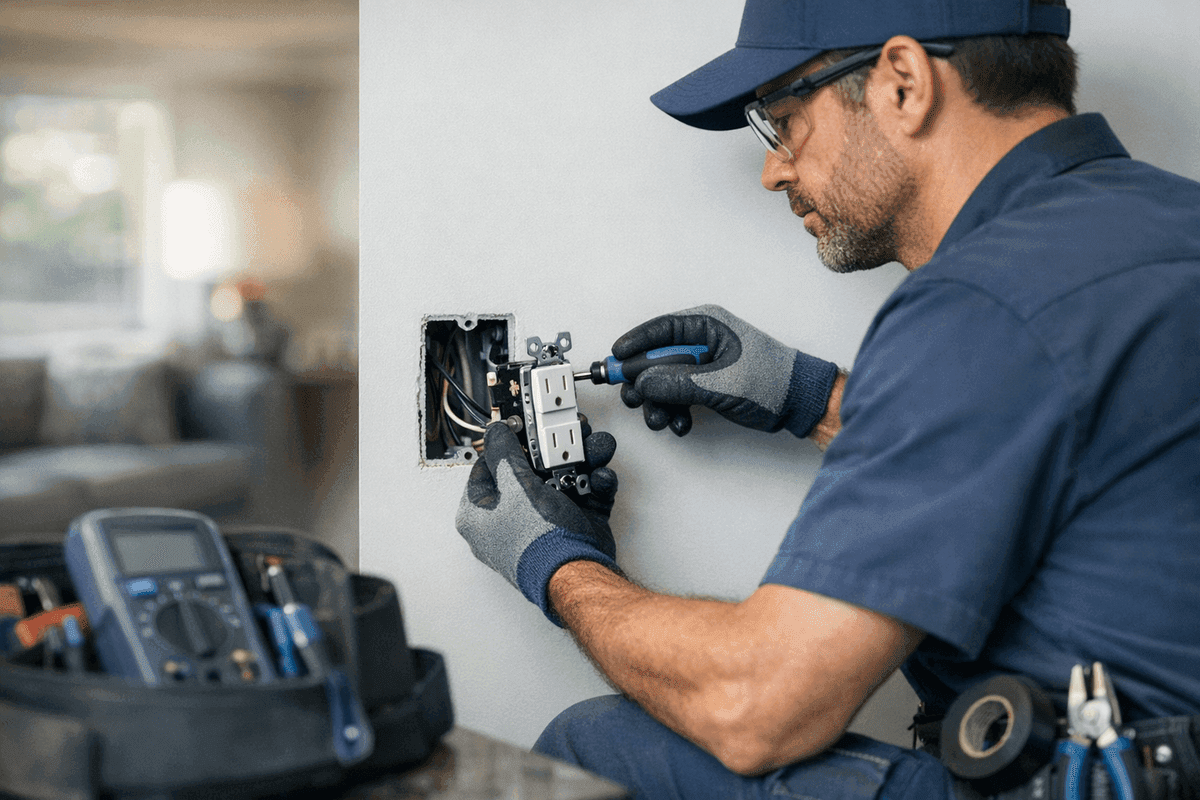 Outlets & Switches service by TXC Electric