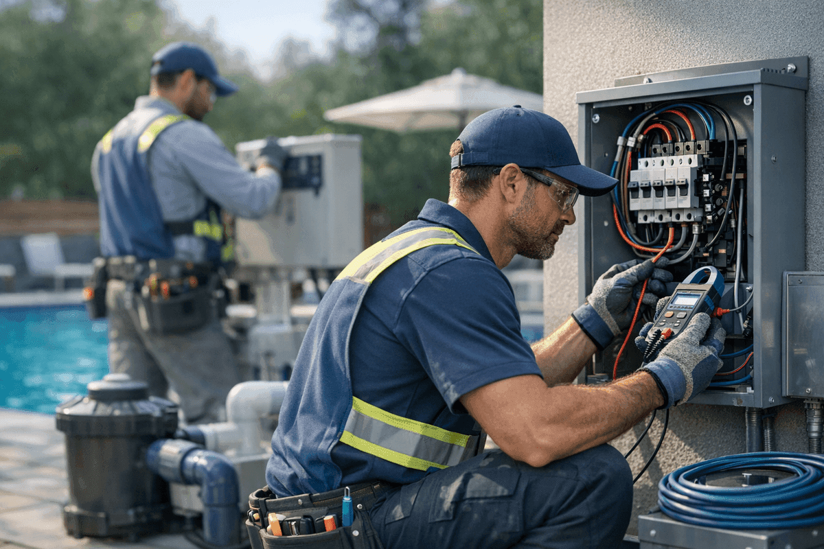 Pool & Spa Electrical service by TXC Electric
