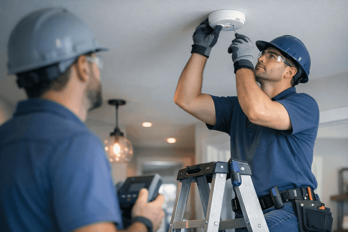 Smoke & Carbon Monoxide Detectors service by TXC Electric